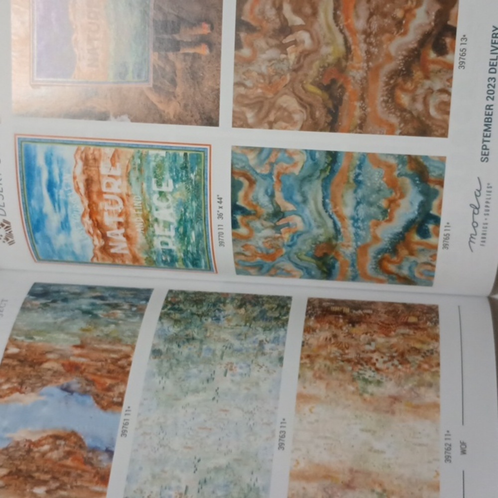3/$15 Paper Crafting Moda Piece Fabric Catalog - Picture 13 of 16